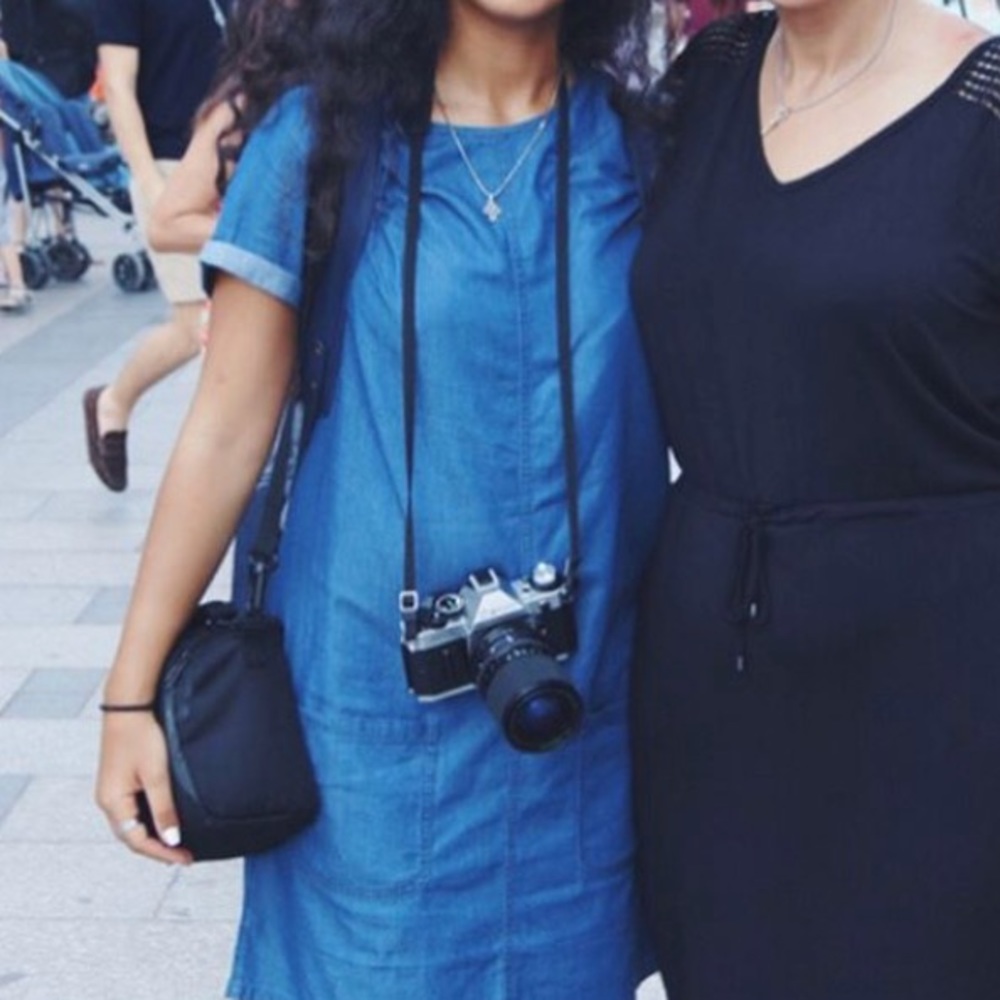 New look chambray tshirt dress